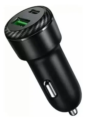 Adaptador de Carga USB y Tipo C 38W. Carga Rápida