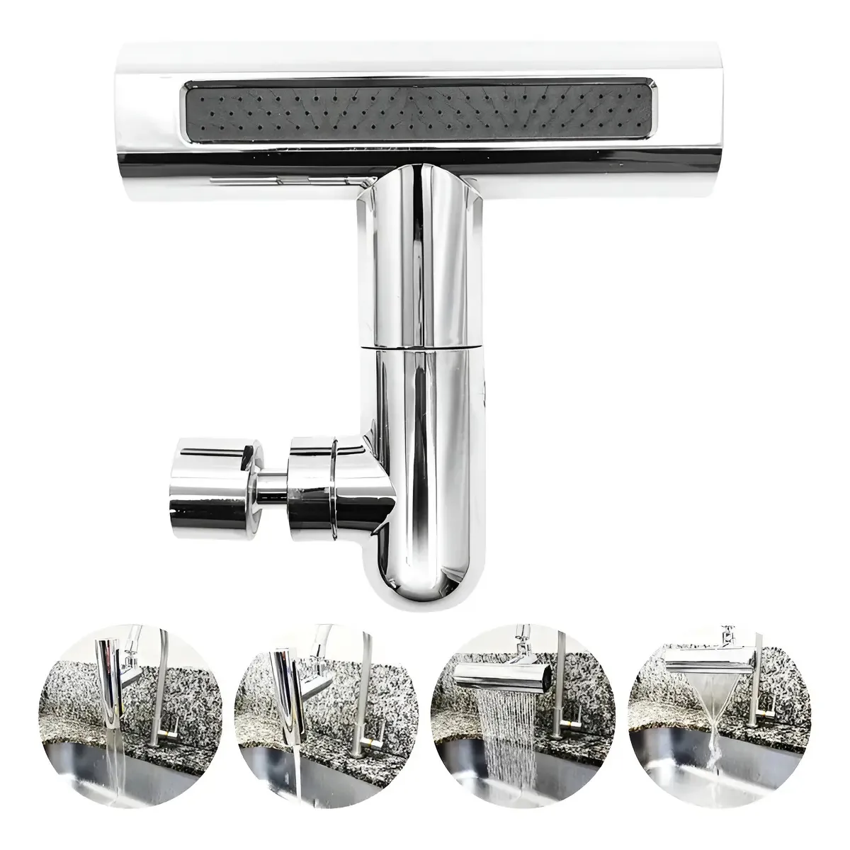 Adaptador Extensor 360° Para Grifo de Cocina 4 Modos