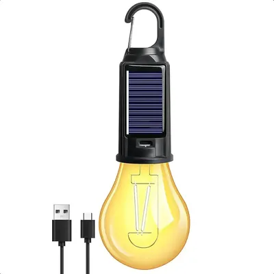 Ampolleta Solar Recargable Para Camping y Emergencias