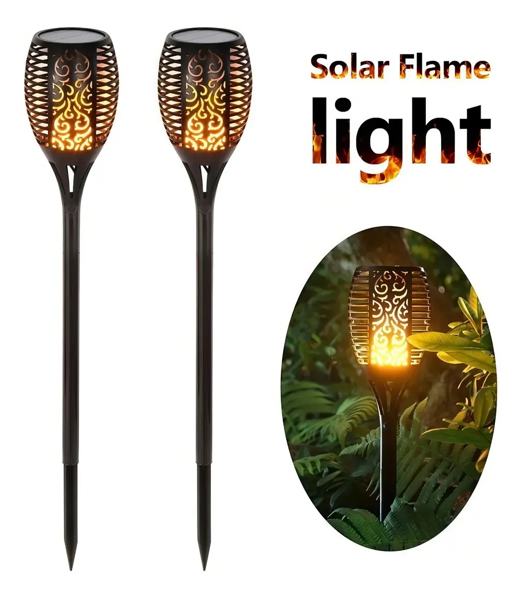 Antorcha Solar Led Para Exteriores 51Cm | ST-8017 - OFERTA🥇