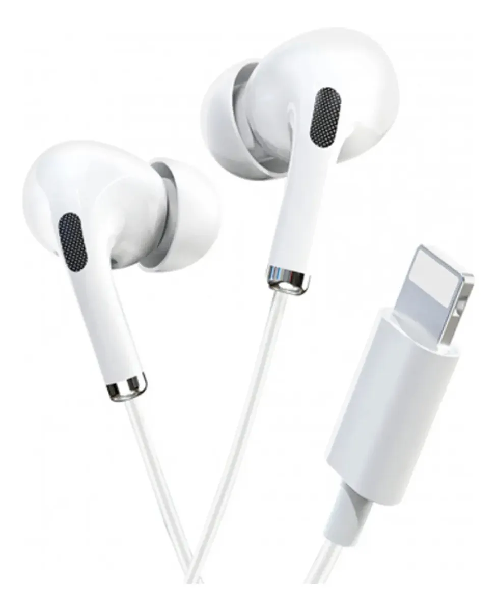 Audífonos Blancos con Entrada de Iphone