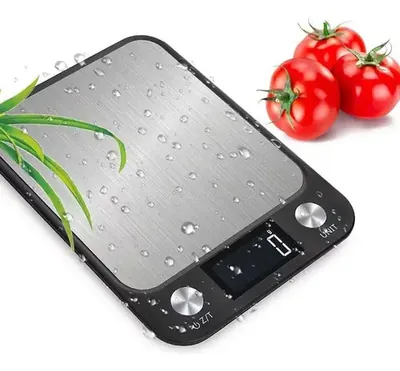 Balanza De Cocina Acero Inoxidable Pantalla LCD 10kg-1g | C2656