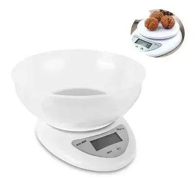 Balanza Digital Pesa + Bowl Medidor Repostería 1g-5kg | C2653