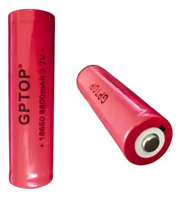 Batería 18650-6800 Mah 3.7V. Recargable Ultrofirc Roja