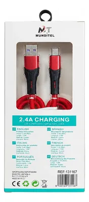 Cable de Carga V8 Variedad de Colores