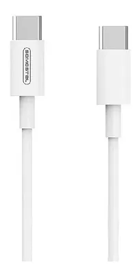 Cable USB a C de 6A. Color Blanco
