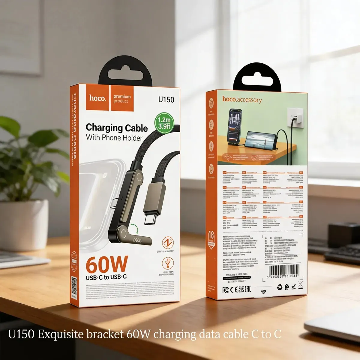 Cable USB Tipo C con Soporte para Celular | C4511