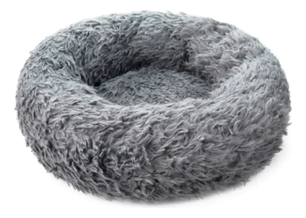 Cama Antiestrés de Felpa Peluda para Mascotas de 50 Cms.