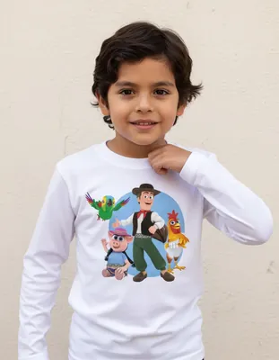 Camiseta Polar Manga Larga Niños | C68410