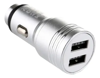 Cargador de Auto 3.1 Amp. 2 Entradas