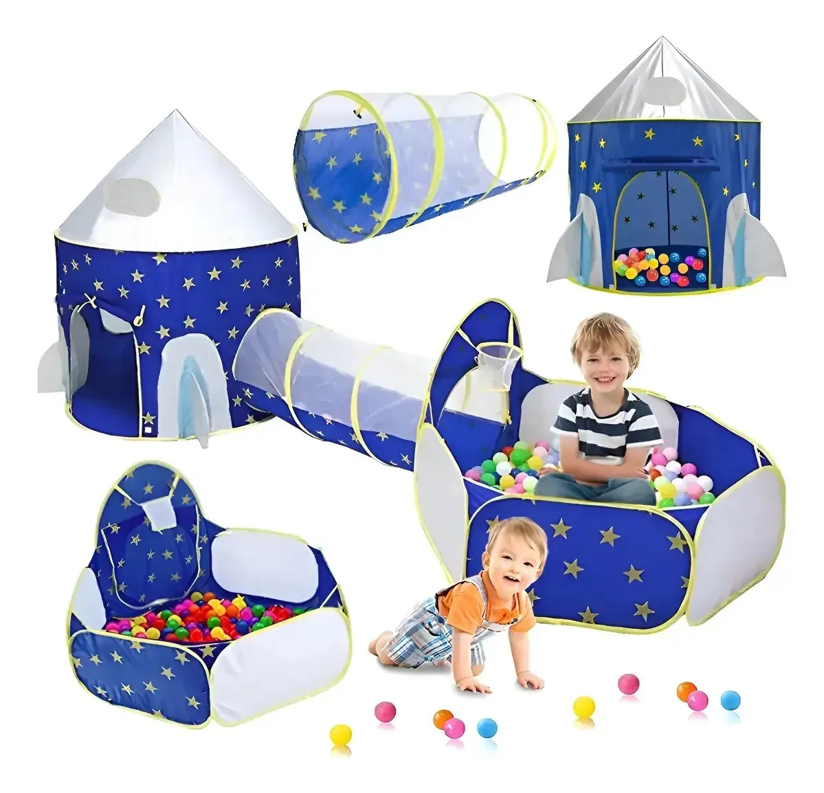 Carpa Castillo Túnel Plegable Infantil | C1003