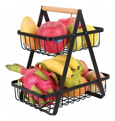 Cesta Metálica De 3 Niveles Frutas Y Multiusos | C6009