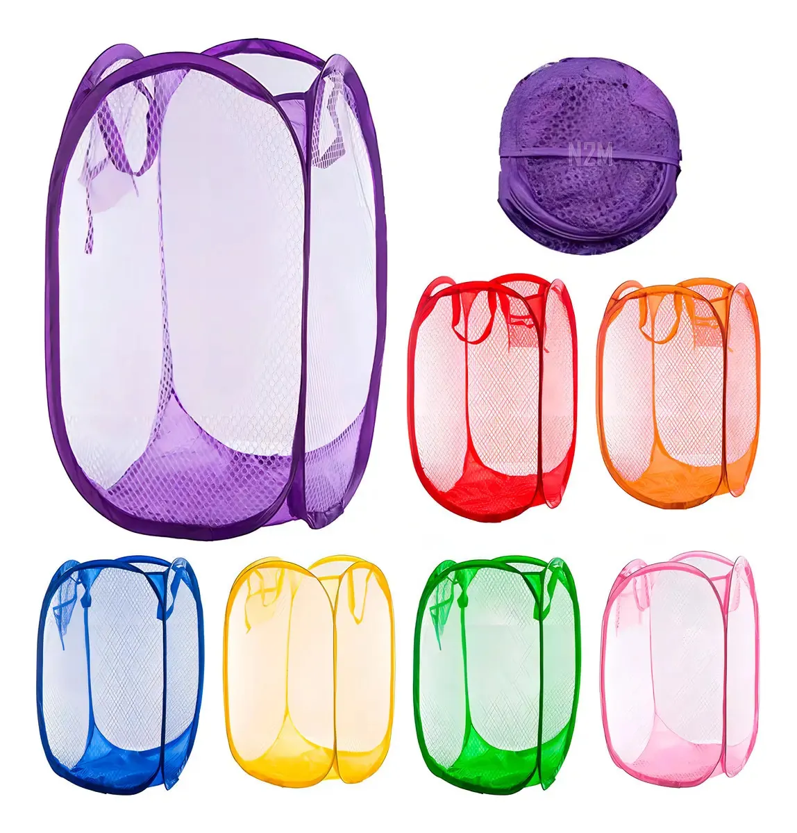 Cesto de Ropa Plegable Tipo Malla | C30656