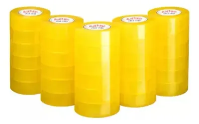 Cinta De Embalaje Transparente 200 Mts
