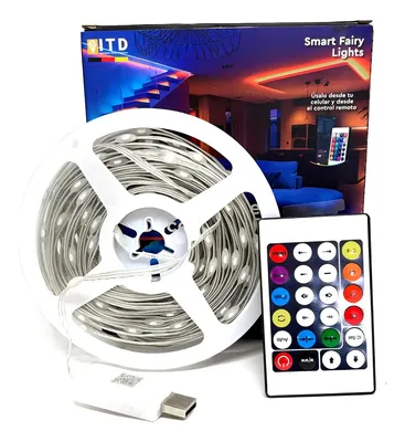 Cinta LED 5 Metros RGB con Control | C8047