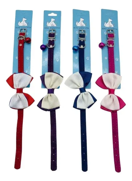 Collar para Gatos con Lazo Elegante