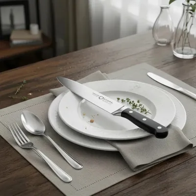 Cuchillo Fileteador de Cocina de Acero Inoxidable