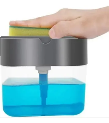 Dispensador de Lavaloza con Soporte de Esponja