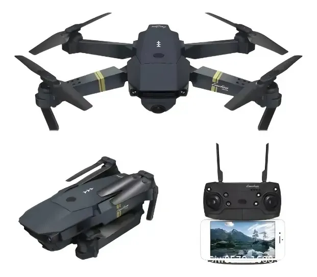 Dron 998 Pro con 2 Cámaras 4K Ultra HD Negro