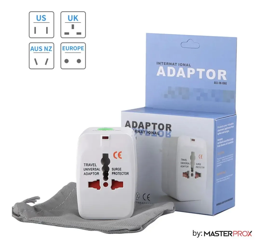Enchufe Adaptador Americano Europeo a Nacional