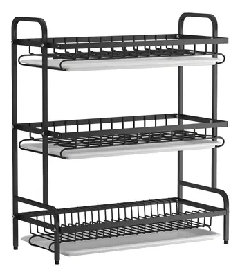 Escurridor Y Organizador De Loza 3 Niveles - 42cm | ST-8084 - OFERTA🥇