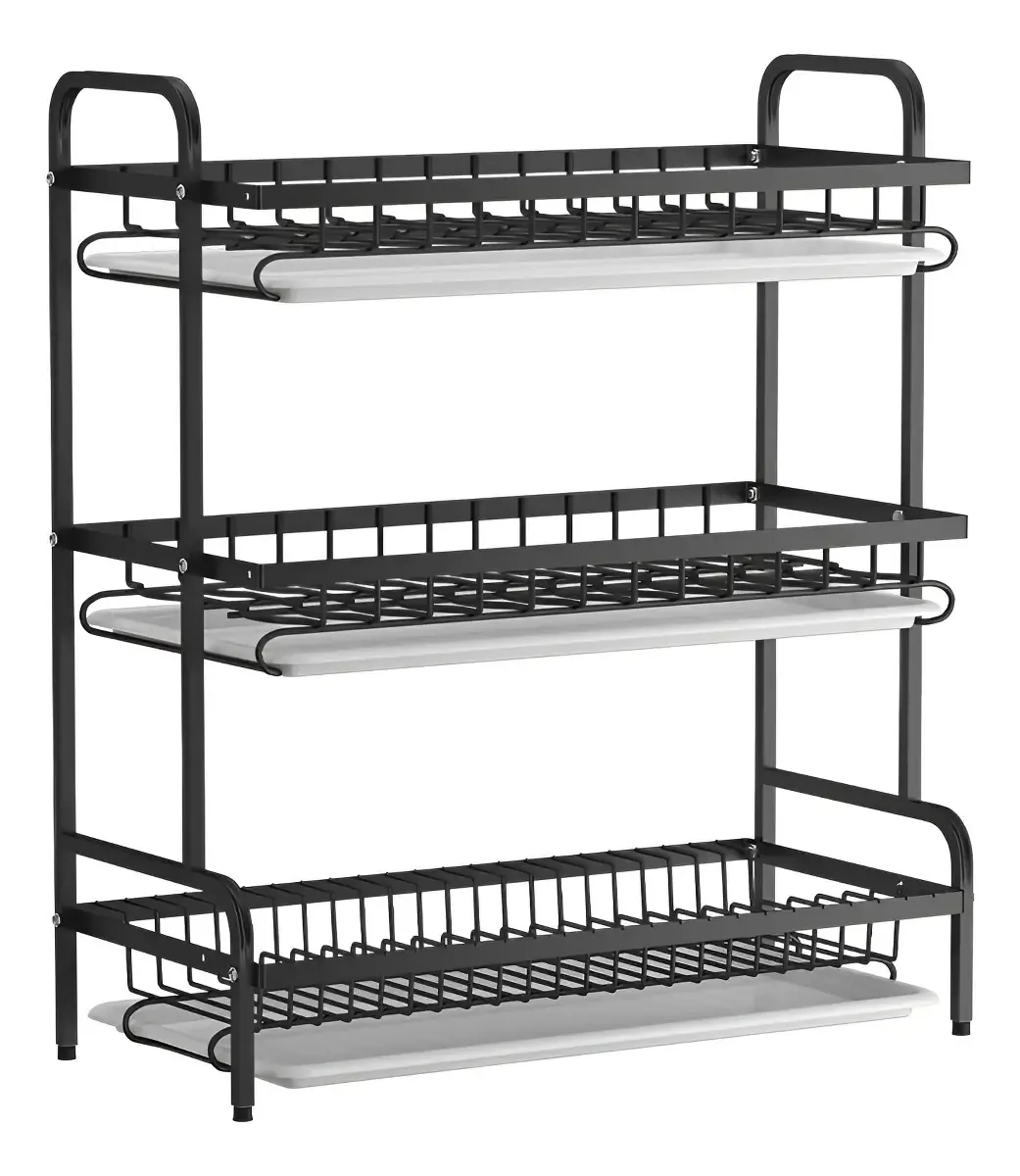 Escurridor Y Organizador De Loza 3 Niveles - 42cm | ST-8084 - OFERTA🥇
