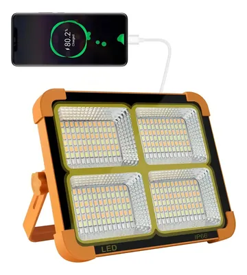 Foco De Emergencia Solar Y Recargable | C1212