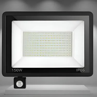 Foco Led 150W. Luz Fría con Sensor de Movimiento
