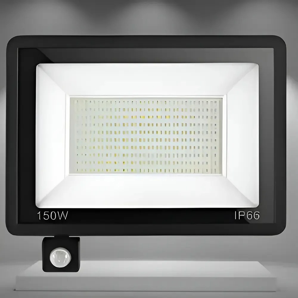 Foco Led 150W. Luz Fría con Sensor de Movimiento