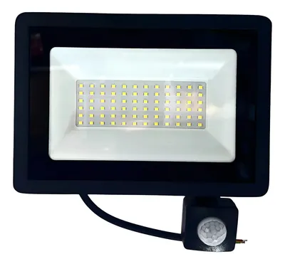 Foco Led 50W. Luz Fría con Sensor de Movimiento
