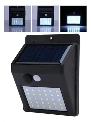 Foco Led Solar Exterior con Sensor de Movimiento de 100 Led