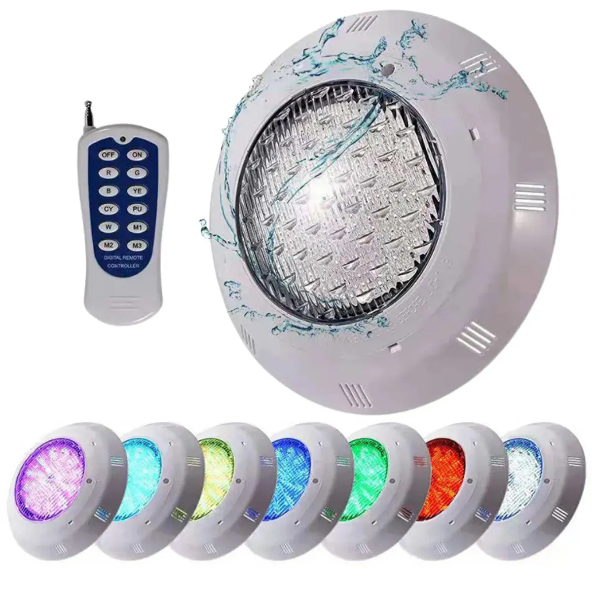 Foco Piscina Led Sumergible Sobrepuesto Multicolor RGB 9W | G7674