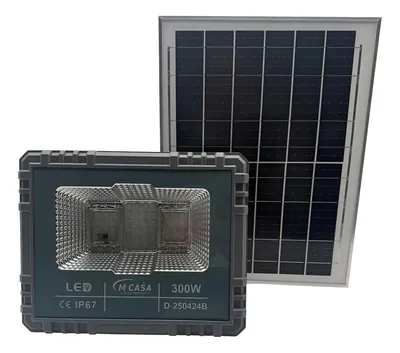 Foco Reflector Solar Led RGB 300W. MCASA IP67 para Exteriores con Control Remoto