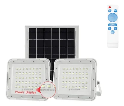 Foco Solar 200W. con Panel Separado y Control Remoto