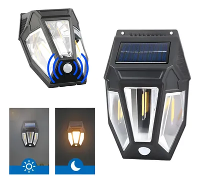 Foco Solar de 19×13 Cms. con Sensor de Movimiento