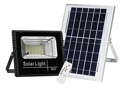 Foco Solar Led con Panel Independiente