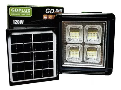 Foco Solar Multifuncional Recargable 120W | V60