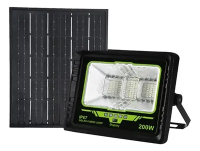 Foco Solar + Panel De 200W | C8368