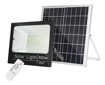Foco Solar + Panel De 300W | C8369