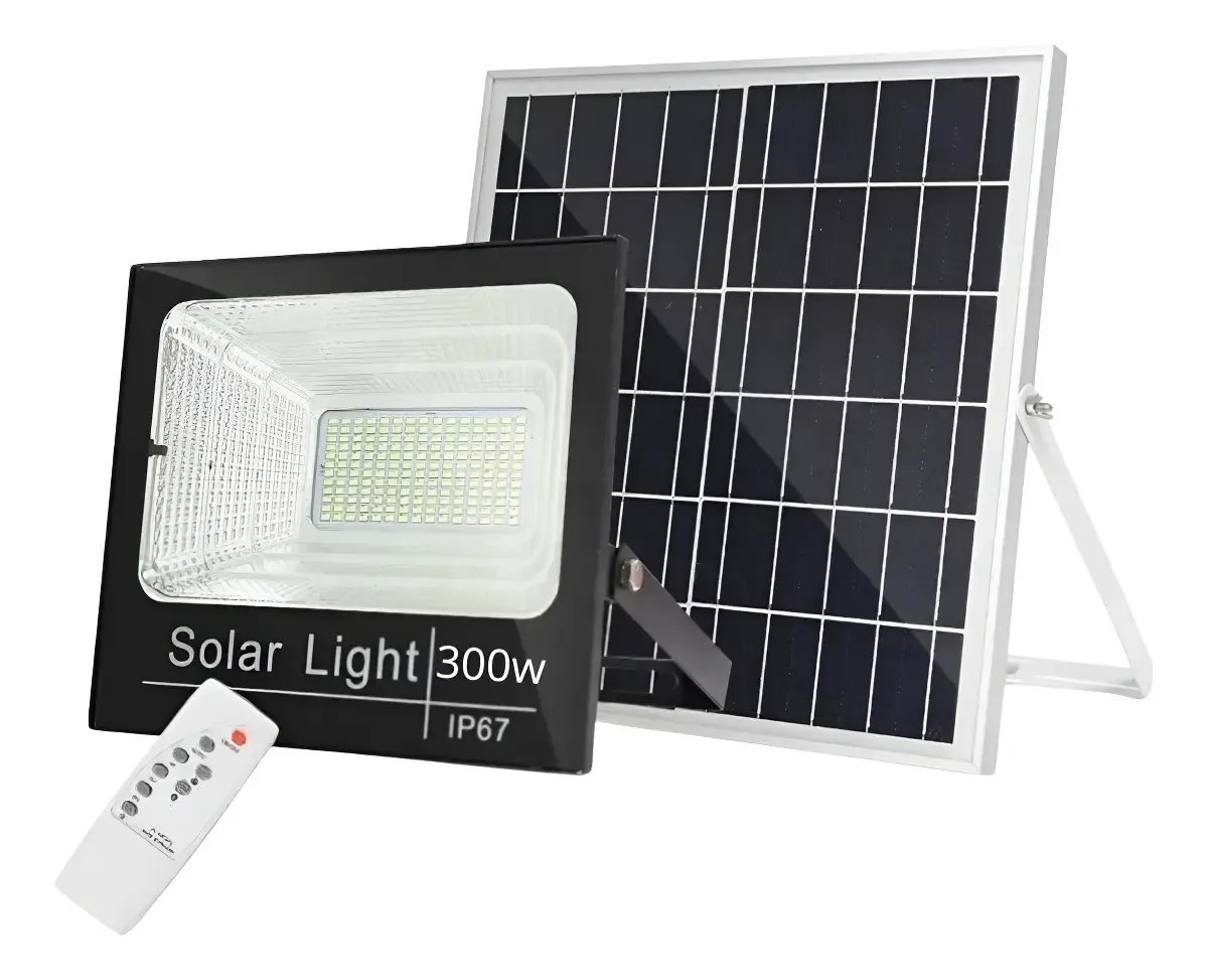 Foco Solar + Panel De 300W | C8369