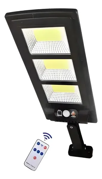 Foco Solar Tipo Poste con Control Remoto Modelo SL-180COB