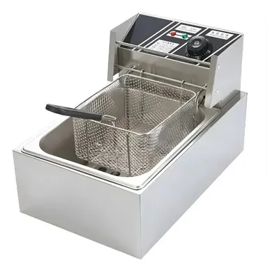 Freidora Eléctrica 6 Litros 2500W Acero Inoxidable – V-775 V.A.