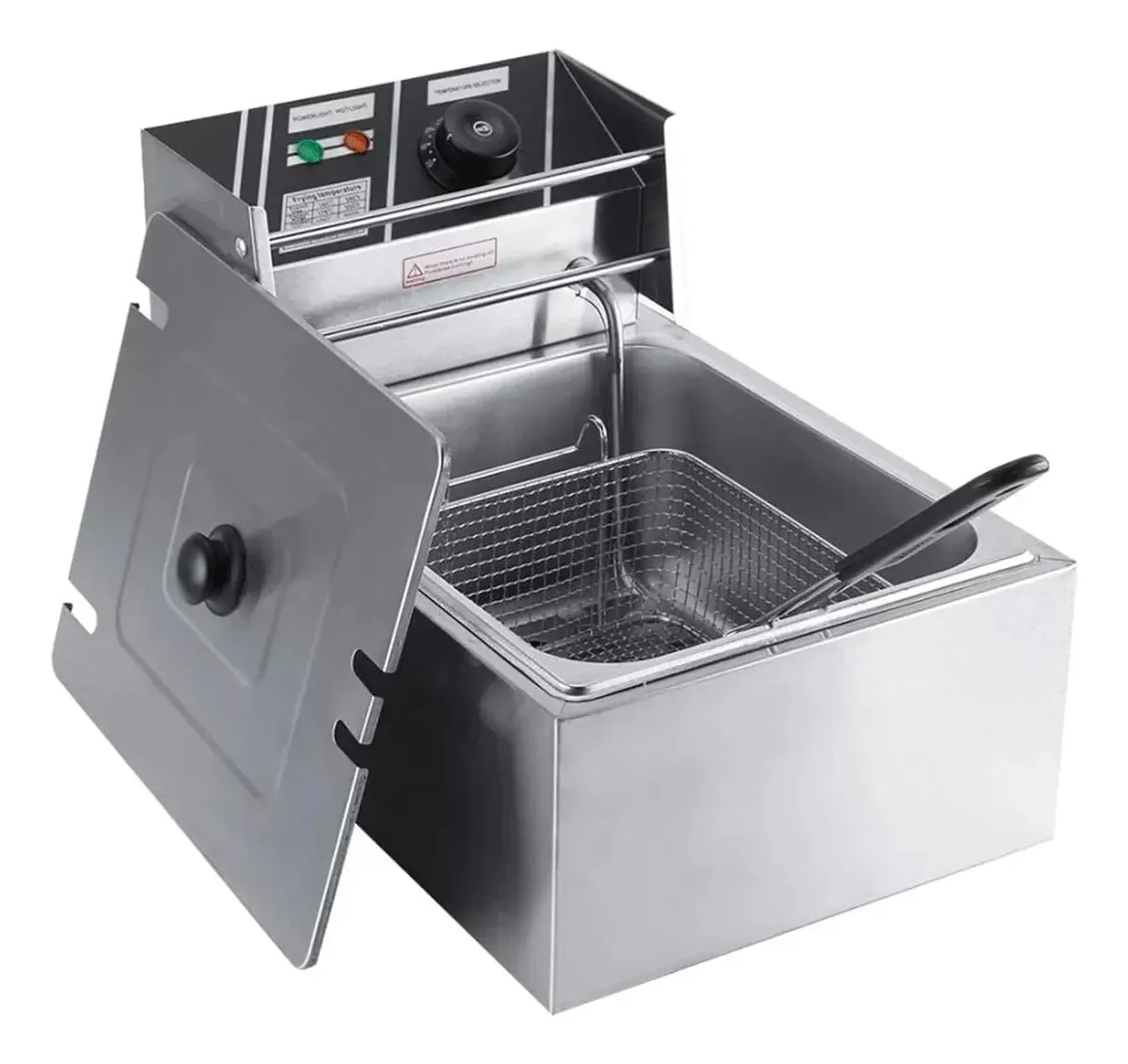 Freidora Eléctrica Acero Inoxidable 6.5L YS81
