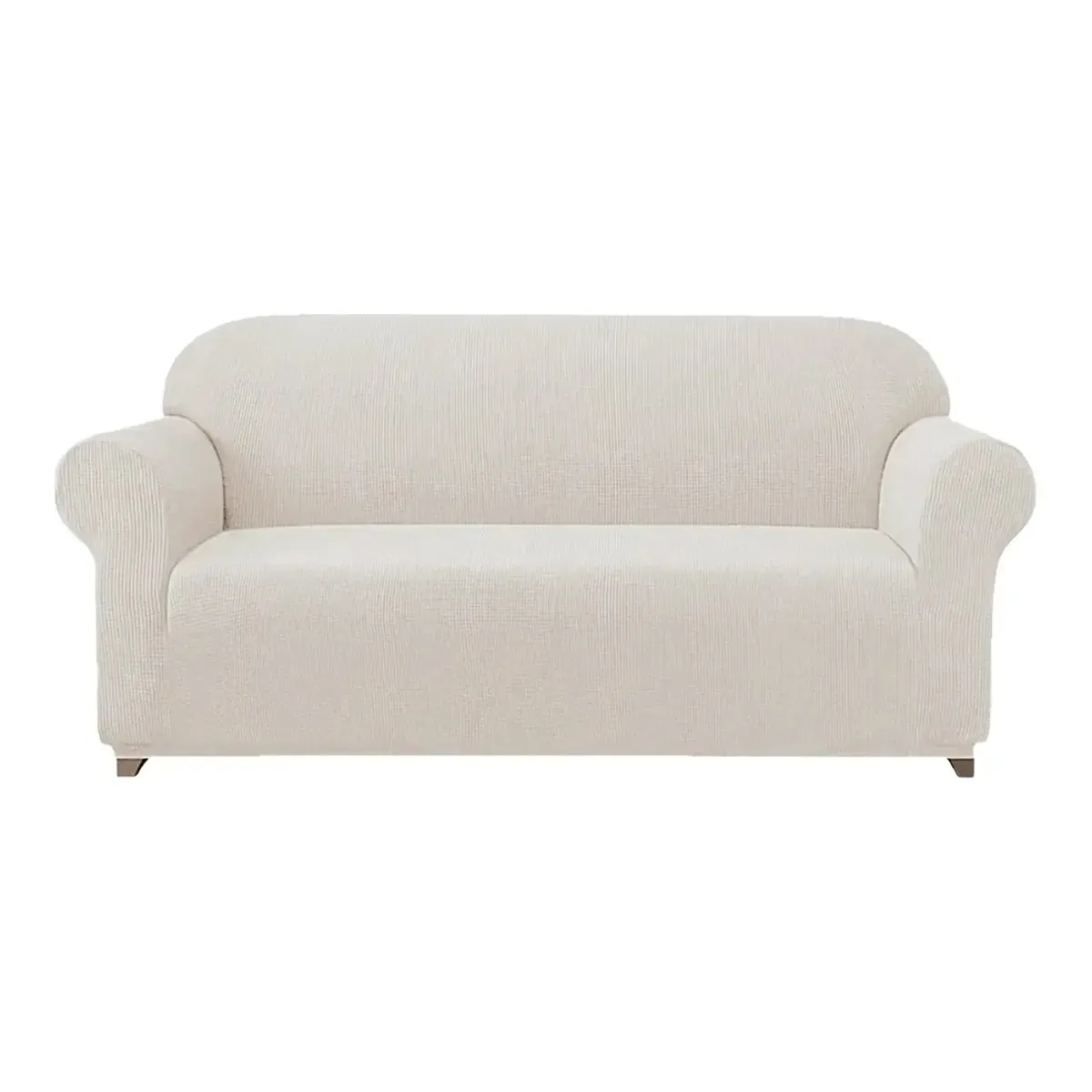 Funda Cubre Sofá Protectora Premium Cuadrille 3 CUERPOS BEIGE | C88758-2