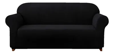 Funda Cubre Sofá Protectora Premium Cuadrille 3 CUERPOS NEGRO | C88758-6