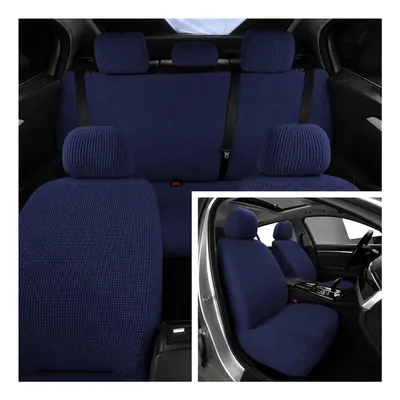 Funda de Auto con Accesorios Azul Texturizado | C7456