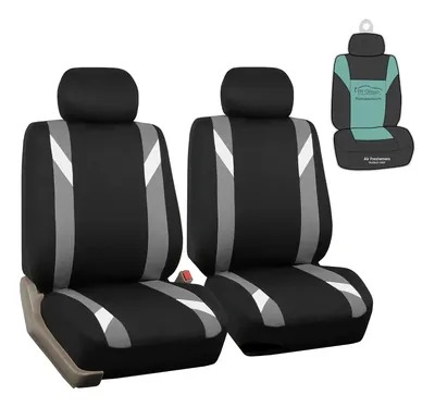 Funda Premium para Asiento de Auto Negro con Gris FAPA-NG