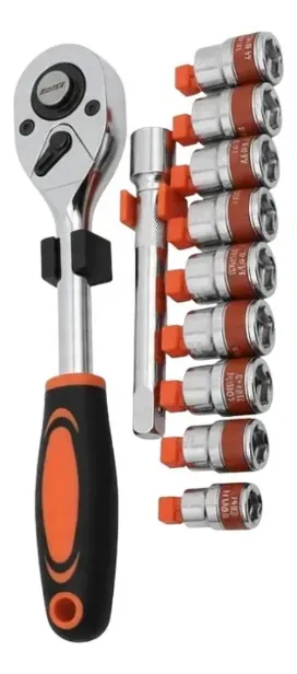 Juego de Dados con Chicharra 1/2″ 12 Piezas AFIXS Professional Tools