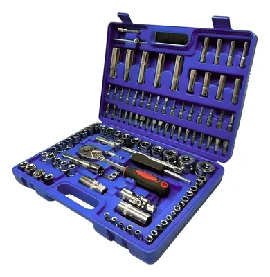 Juego De Herramientas Mecanica Dados 108 Pcs Caja Verde | IST0108