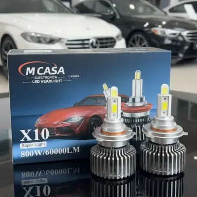 Kit de Luces Led 9006 Modelo X10 800W 60000LM Super Ligth